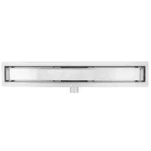   Arezzo design 2in1 700 mm-es rozsdamentes acél folyóka, króm AR-700D