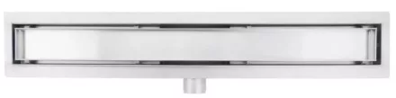 Arezzo design 2in1 700 mm-es rozsdamentes acél folyóka, króm AR-700D