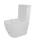 Arezzo design Arizona porcelán perem nélküli kombi WC csésze Vortex öblítéssel, fehér kivitelben