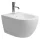 Arezzo design Arizona fali porcelán bidé csaplyukkal, Vortex öblítési technológiával, matt fehér AR-703MW