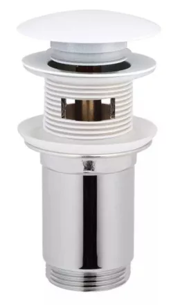 Arezzo design click-clack lefolyó, fehér AR-726W