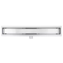   Arezzo design 2in1 800 mm rozsdamentes acél folyóka AR-800D