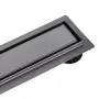Arezzo design 2in1 800 mm rozsdamentes acél folyóka, gun metal kivitelben