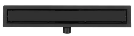 Arezzo design 2in1 800 mm-es rozsdamentes acél folyóka, matt fekete AR-800MBD