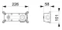 Arezzo design Elegant fali mosdócsaptelep, szálcsiszolt arany AR-8095BG