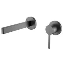  Arezzo design Elegant fali mosdócsaptelep, gun metál AR-8095GM