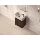 Arezzo design Sorella 45 cm-es alsószekrény 1 ajtó, dió kivitelben