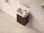 Arezzo design Sorella 45 cm-es alsószekrény 1 ajtó, dió kivitelben