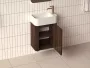 Arezzo design Sorella 45 cm-es alsószekrény 1 ajtó, dió kivitelben