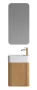 Arezzo design Sorella alsószekrény 1 ajtóval 45x27 cm, tölgy AR-813028LO