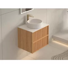 Arezzo Design Savona alsószekrény 2 fiókkal 59x45 cm, tölgy kivitelben