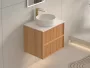 Arezzo Design Savona alsószekrény 2 fiókkal 59x45 cm, tölgy kivitelben