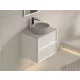 Arezzo Design Savona alsószekrény 2 fiókkal 59x45 cm, matt fehér kivitelben