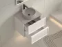 Arezzo Design Savona alsószekrény 2 fiókkal 59x45 cm, matt fehér kivitelben