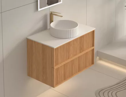 Arezzo design Savona alsószekrény 2 fiókkal 79x45 cm, tölgy kivitelben