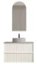 Arezzo design Savona alsószekrény 2 fiókkal 79x45 cm, matt fehér kivitelben