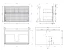 Arezzo design Savona alsószekrény 2 fiókkal 79x45 cm, matt fehér kivitelben