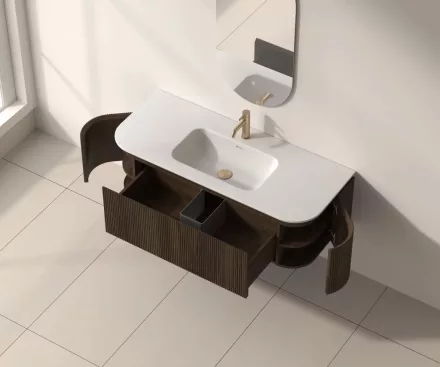 Arezzo design Sierra 120 cm-es alsószekrény 1 fiók, 2 ajtó, dió kivitelben