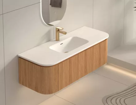 Arezzo design Sierra alsószekrény fiókkal és 2 ajtóval 120x46 cm, tölgy kivitelben