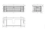 Arezzo design Sierra alsószekrény fiókkal és 2 ajtóval 120x46 cm, tölgy kivitelben