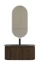 Arezzo Design Sierra alsószekrény fiókkal és 2 ajtóval 79x45 cm, dió kivitelben