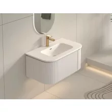 Arezzo design Sierra alsószekrény fiókkal és 2 ajtóval 79x45 cm, matt fehér kivitelben