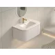 Arezzo design Sierra alsószekrény fiókkal és 2 ajtóval 79x45 cm, matt fehér kivitelben