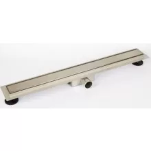 Arezzo design lineáris rozsdamentes acél zuhanyfolyóka 900 mm, króm kivitelben