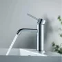 Arezzo design Astro egykaros mosdó csaptelep, króm kivitelben