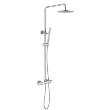   Arezzo design Astro egykaros zuhanyrendszer, szálcsiszolt nikkel AR-90064BN