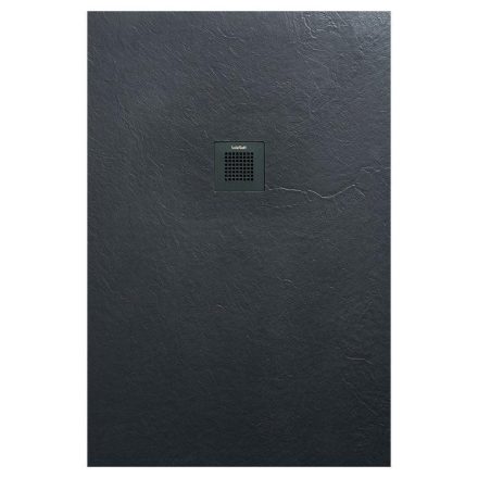 Arezzo design SOLIDSoft szögletes zuhanytálca 100x90 cm lefolyóval, antracit AR-90100A
