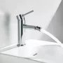 Arezzo design Astro egykaros bidé csaptelep, króm kivitelben