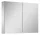 Arezzo design Medium tükrös szekrény 80 cm, Technobox-al, 2 ajtóval AR-904658