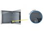Arezzo design Medium tükrös szekrény 100 cm, Technobox-al, 2 ajtóval AR-904659