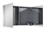 Arezzo design Medium tükrös szekrény 100 cm, Technobox-al, 2 ajtóval AR-904659
