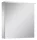 Arezzo design Premium tükrös szekrény 60 cm, Technobox+LED világítás, 1 ajtóval AR-904663