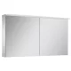 Arezzo design Premium tükrös szekrény 120 cm, Technobox+LED világítás, 2 ajtóval AR-904666