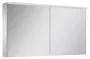Arezzo design Premium tükrös szekrény 120 cm, Technobox+LED világítás, 2 ajtóval AR-904666