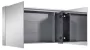 Arezzo design Premium tükrös szekrény 120 cm, Technobox+LED világítás, 2 ajtóval AR-904666