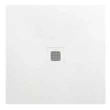   Arezzo design SOLIDSoft zuhanytálca 90x90 cm, lefolyóval, fehér AR-9090W