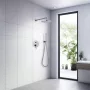 Arezzo design Astro egykaros falsík alatti zuhanyrendszer, króm kivitelben