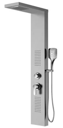 Arezzo design Columbia zuhanypanel, króm AR-9137