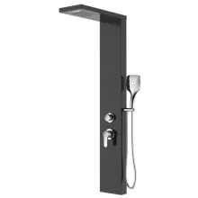 Arezzo design Columbia zuhanypanel, fekete AR-9137B