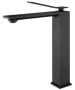 Arezzo design Rockfield magasított mosdócsaptelep, fekete AR-9902BL