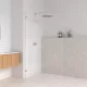 Arezzo design Clear Walk-in zuhanyfal 100x200 cm, átlátszó üveg/balos 