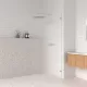 Arezzo design Clear Walk-in zuhanyfal 100x200 cm, bordázott üveg/balos AR-AS2100200
