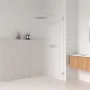 Arezzo design Clear Walk-in zuhanyfal 100x200 cm, bordázott üveg/balos AR-AS2100200