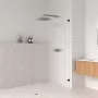 Arezzo design Clear Walk-in zuhanyfal 100x200 cm, bordázott üveg/balos AR-AS2100200