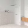 Arezzo design Clear Walk-in zuhanyfal 100x200 cm, bordázott üveg/balos AR-AS2100200
