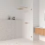 Arezzo design Clear Walk-in zuhanyfal 100x200 cm, bordázott üveg/balos AR-AS2100200